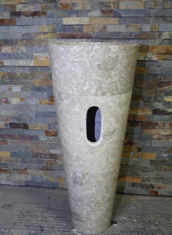 Waschbeckensäule Marmorsäule Wasch Schale Waschbeckensäulen Handwaschbecken Steinbecken Marmor Stein