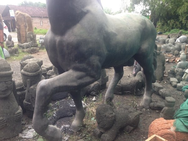 Skulptur Pferd Bronze Figur Pferde Bronzepferd Statue Pferdskulptur Tierstatue Deko Bronze