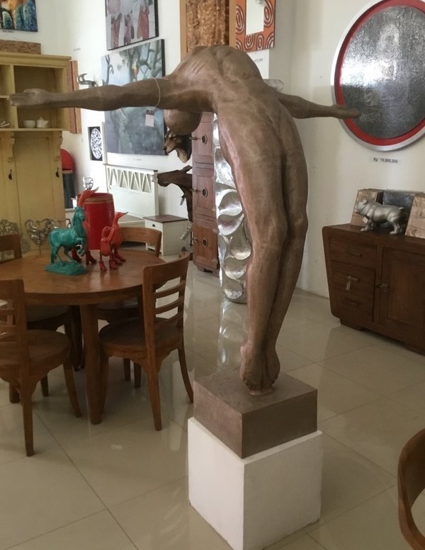 Skulptur Torso Dekoration Mann Figur Körper Design Statue Aktskulptur Kunst Männerkörper Erotik Akt