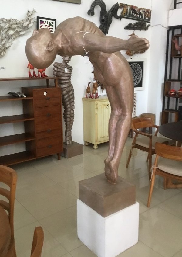 Skulptur Torso Dekoration Mann Figur Körper Design Statue Aktskulptur Kunst Männerkörper Erotik Akt