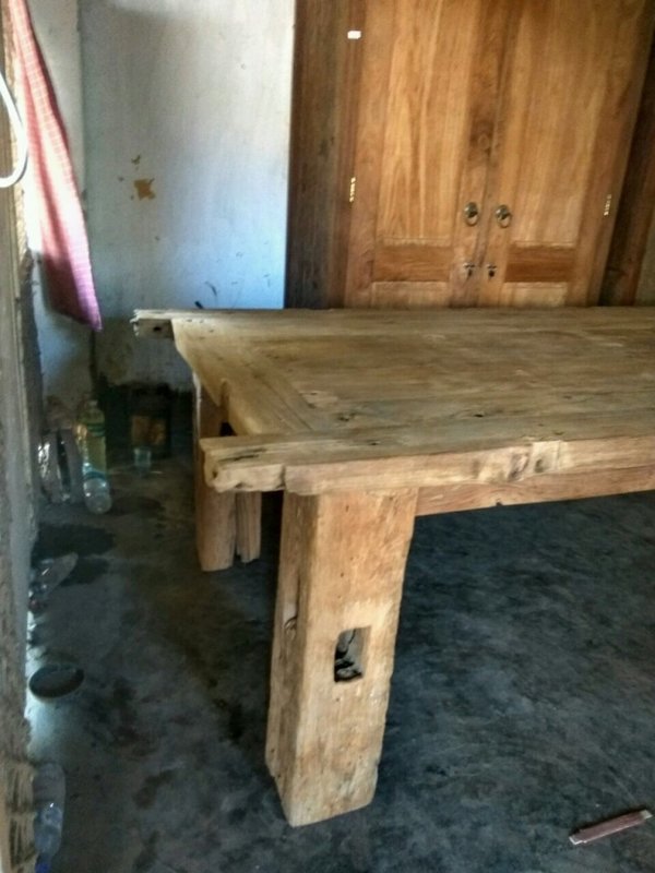 Esstisch Küchentisch Holztisch Teak Holz Gartentisch Teakholz Konferenztisch Ladentisch table