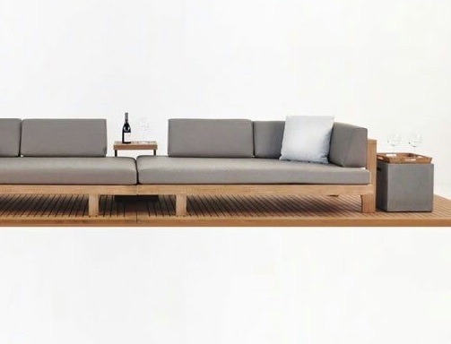 Sofa Couch Polstermöbel Lounge Liege Sitzmöbel Ottomane Tagesbett Liegeinsel Loungesofa