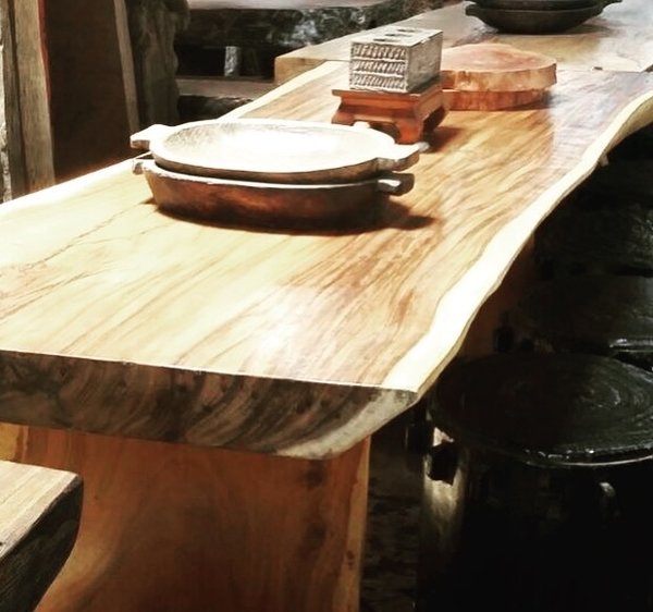 Esstisch Küchentisch Holztisch Soar Holz Wohnzimmertisch Gartentisch Suarholztisch Ladentheke